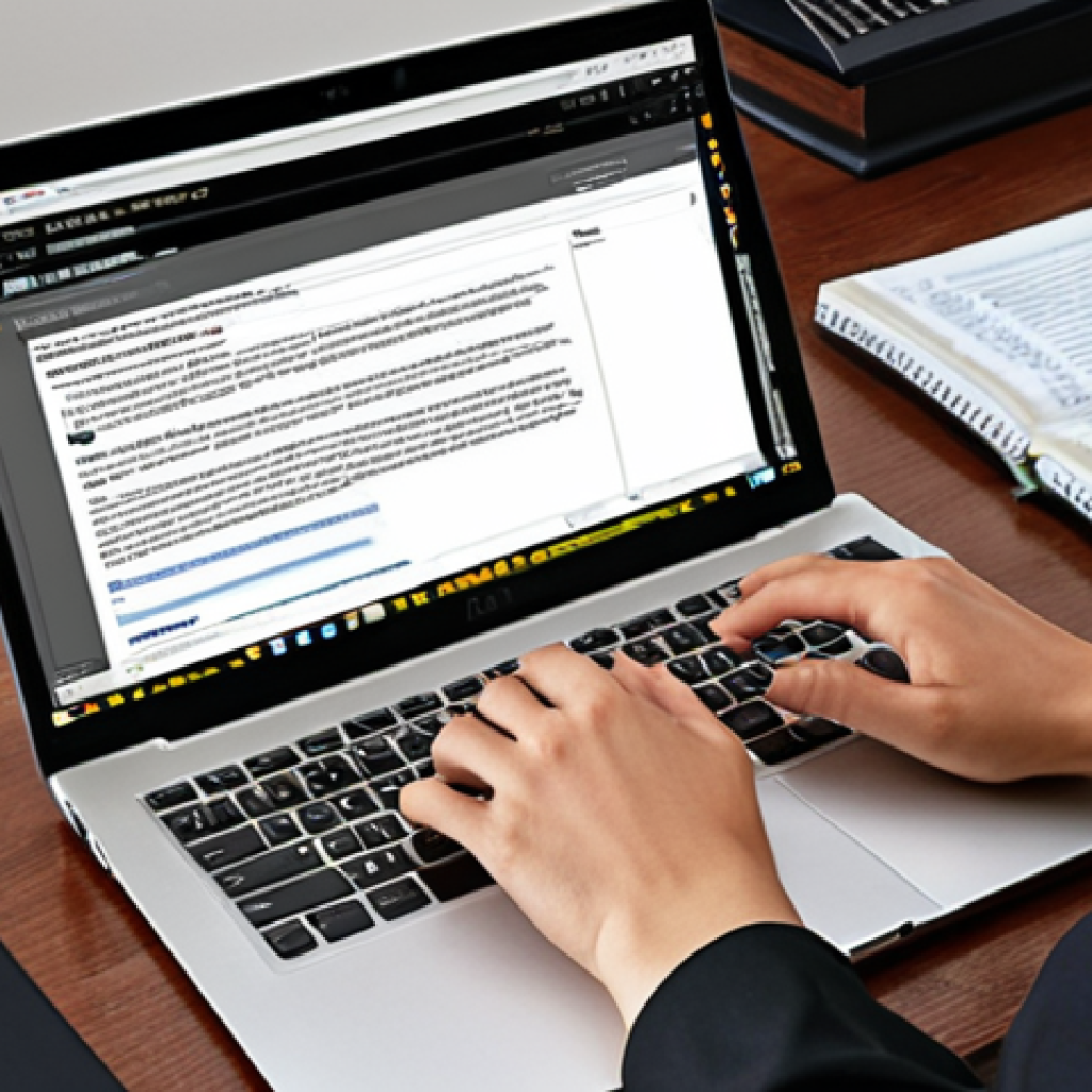 **Online law course:** A student studying diligently at a laptop, surrounded by digital notes and online study materials. The screen displays a lecture by a legal expert.